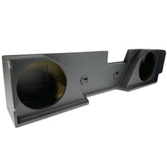 2007-2018 Chevy Silverado Double Cab Truck Dual 12″ Sub Box Subwoofer Enclosure