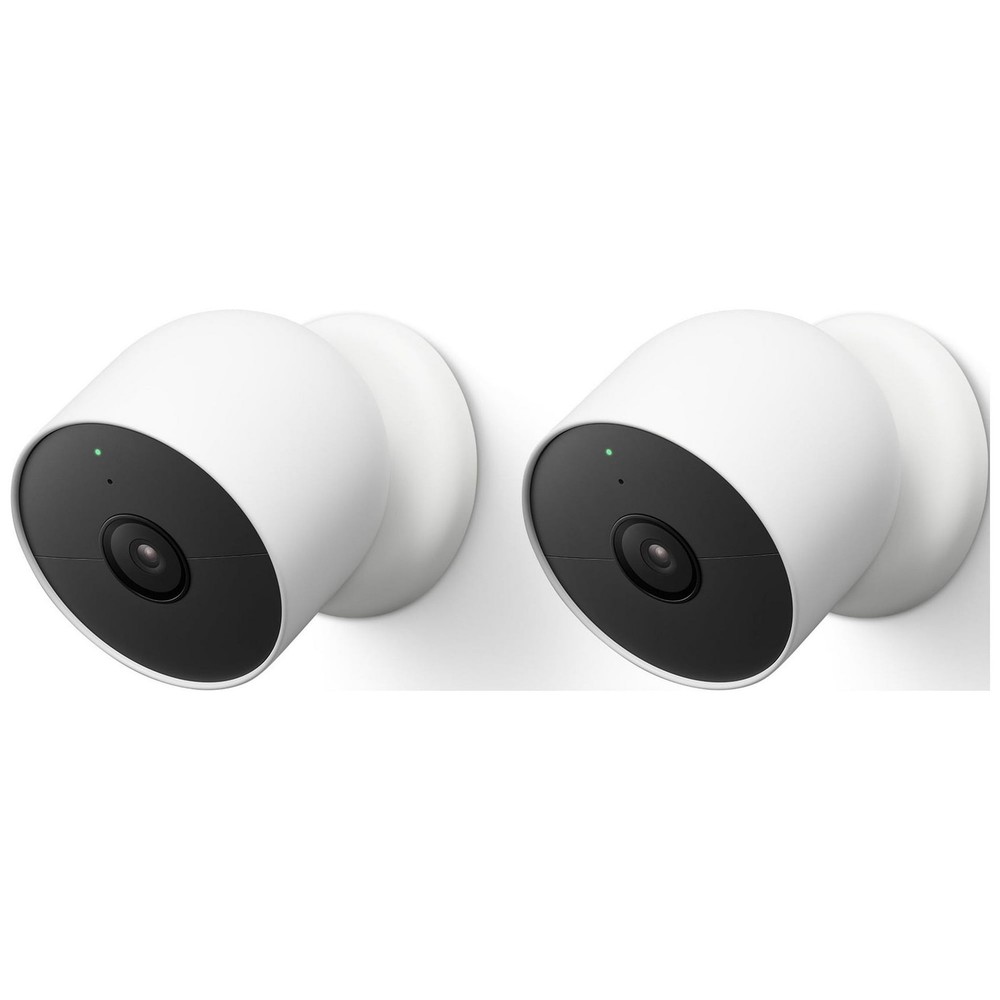Google Nest Cam 2 pack, Outdoor and Indoor, Battery, G3AL9, New in Box