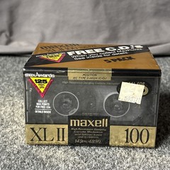 MAXELL XL II 100 High Bias Blank Audio Cassette Tape New Sealed Pack Of 5