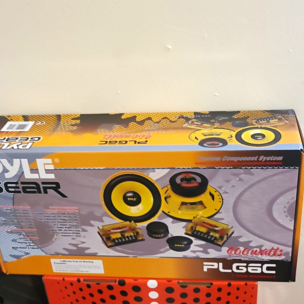 Pyle PLG6C 6.5in Component Speaker System 400W RMS Car Speakers Set