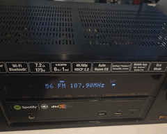 Denon AVR-X1200W 7.2 Channel Dolby Atmos AV Receiver Bundle Remote Tested