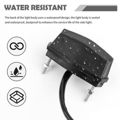 License Plate Light for Motorcycles,12V Shockproof and Sealing LED Motorcycle…