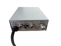 ARCHER RF Modulator 15-1273A Coaxial Cable to RCA Jack Converter Video (Silver)