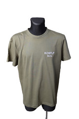 Custom Khaki T-Shirt with Embroidered Call Sign and Name Sizes S-3XL