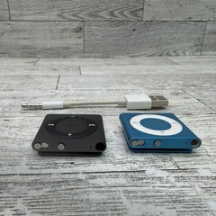 Apple iPod Shuffle 4th Generation 2GB Space Gray & Blue A1373 Works READ**