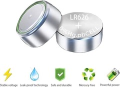 200 Pcs AG4 377 377A LR626 SR66 1.5v Alkaline Button Cell Watch Battery Bulk Lot