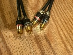 Multiple Audio/Video Cables – RCA, speaker wire, coax, s-video – new/never used