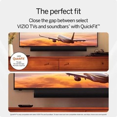 VIZIO All-in-One 2.1 ch Soundbar w/ Dolby Atmos in Black, HDMI eARC – SV210D-080