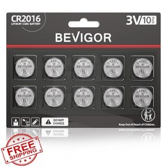 BEVIGOR 2016 Battery Compatible with AirTag CR2016 Lithium 3V Coin Battery fo…