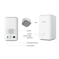 Reolink Home Hub with Video Doorbell Battery Security Camera Wi-Fi Local Storage
