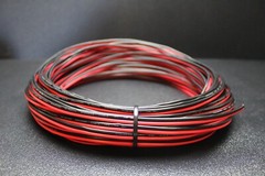 8 10 12 14 16 18 20 22 24 GAUGE RED BLACK ZIP WIRE AUTOMOTIVE HOME AUDIO LOT