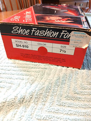 1987 Shoe Fashion Landline Phone, W/Original box & inst. Nice, Works. # SH-910