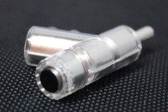 2 pk (1 pair) Silver Plated Locking Speaker Cable Banana Plugs RoHS Compliant