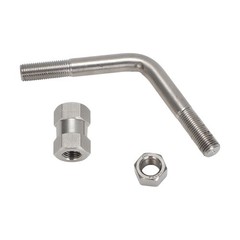 For Universal Cb Radio Antenna Shaft AKA Bull Horns Stainless Steel Single Shaft