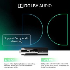 M98-Y9 Android 14 TV Stick 4GB+32GB 4K HDR WiFi6 BT5.0 Streaming Media Player