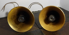 Pair Horn Speakers, Untested