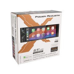 Power Acoustik CP-71WAK Single DIN 6.5″ Color Touchscreen Car Stereo with Blueto