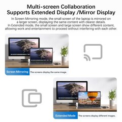 Wireless HDMI Transmitter & Receiver 2.4G/5G HD Screen Mirroring Adapter 2026