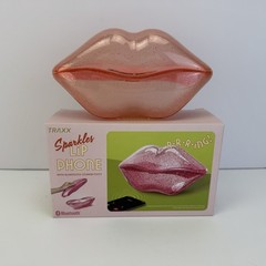 Lip Phone Bluetooth Receiver, Pink Wireless Retro Handset Open Box
