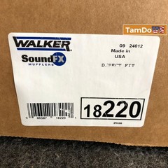 Walker Soundfx 18220 Direct Fit Exhaust Muffler 2.5″ Inlet (id) 2.25″ Outlet