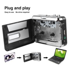 Portable Cassette Tape To MP3 Converter USB Flash Drive Audio Music