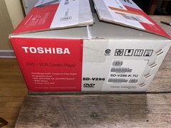 Toshiba DVD VCR Combo Player SD-V296 Hi-Fi 4 Head Remote In Box Manual Read Find