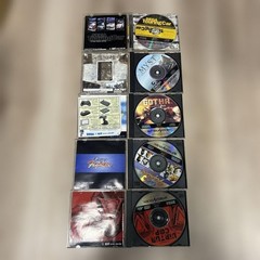 Sega Saturn Home Console + 2 Controllers + Cables + 7 Games Tested Working Japan