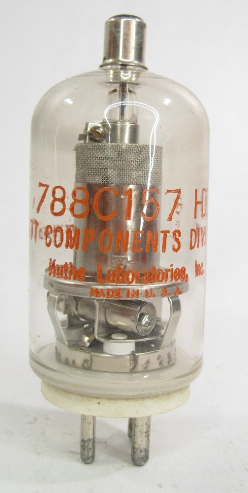 Vintage ITT Kuthe Laboratories Electron Tube Model No. 788C157H01 Component