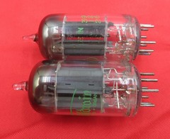1959 Sylvania 12AU7 PLATINUM PLUS GRADE Preamp Tubes Matched Pair 100% NOS ECC82