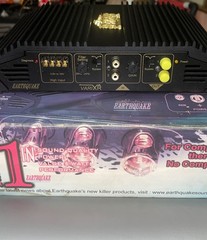(NIB) Vintage 1990s Earthquake Power 250 Amplifier – Stunning Black /Gold Finish