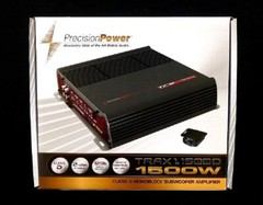PRECISION POWER TRAX1.1500D MONOBLOCK 1500W SUBWOOFERS SPEAKERS 2-OHM AMPLIFIER