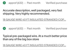 18 GAUGE WIRE 40 FT INSULATED STRANDED COPPER (RED) FREE SAME DAY SHIPPING!