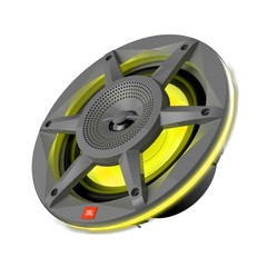 JBL 6.5″ 300 Watt Max Power 2-Way Marine RGB illumination Gray Speakers (Pair)