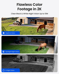 Reolink 2K 4G LTE Solar Security Camera, 360° Pan-Tilt, Color Night Vision