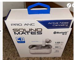 Brand New Tzumi SoundMates Pro ANC Bluetooth 5.0 Wireless Earbuds w/Box Gift