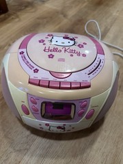 2000s Hello Kitty Boombox CD Player Cassette Tape AM/FM Radio – Tested – Rare