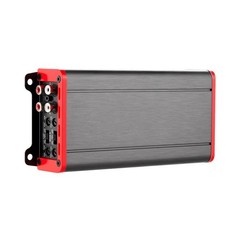 4-Ch Class D Car Amp — 400W x4 @ 2Ω, Bridge Mode, 90dB SNR, Aluminum Body