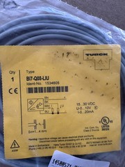 Turck Bi7-Q08-LIU 1534605 Inductive Sensor, 4 mm Range, Flush, Analog, 15-30 VDC