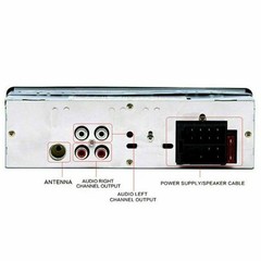 One Din MP3 Player Car Radio Stereo Audio in-Dash FM Aux Receiver USB Bluetooth