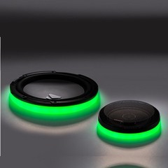 Used Kicker 50KLSR65 6.5″ Weather-Proof Polycarbonate LED Lighted Speaker Ring