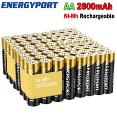 Lot AA AAA Rechargeable Batteries 2800mAh 1100mAh 1.2V/ NI-MH LCD Smart Charger