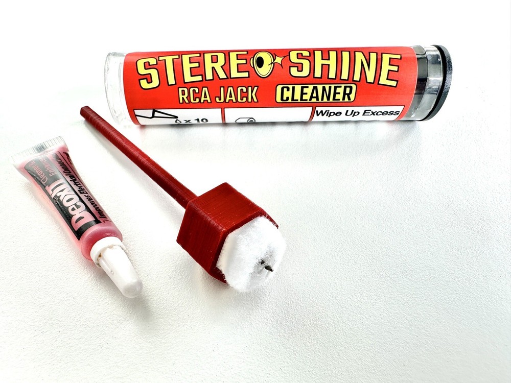 Stereo Shine RCA/Phono Jack Cleaner – Powered by DeoxIT D Series