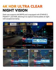 Vantrue E1 Pro 4K Front Dash Cam | Authorized Dealer