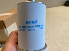 1X ITT JAN 8613 Hydrogen Thyratron Transmitting Electron tube NEW NOS