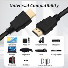 HDMI To RCA Converter Cable HDMI2AV Adapter 3RCA 1080P Composite HD Video Audio