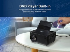 Emerson EVP-2501C 150″ Home Theater LCD Projector Combo with Built-In DVD Player