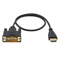 DVI-D to HDMI Video Cable 24+1 Pin Dual Link M/M 1.5F 3Ft 6Ft 10Ft 15Ft 25Ft (3F