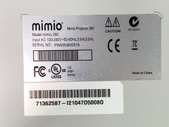 Mimio Projector 280 DLP Projector UST 3D Ready Interactive HDMI w/IR Camera