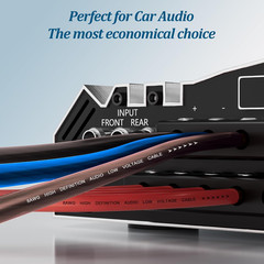 8 Gauge Wire 25FT, Primary Automotive Amplifier Power/Ground Wire, Car Battery C