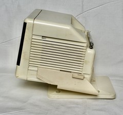 Vintage Rare Retro CATRON 4.5” Portable Black & White Mini TV Travel NO PLUG
